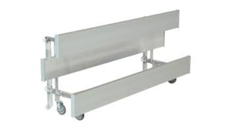2 Row Tip N Roll Portable Aluminum Bleacher (Seats 32) 24′ Length | Rental 2 Row Tip N Roll Portable Aluminum Bleacher (Seats 32) 24′ Length | Rental