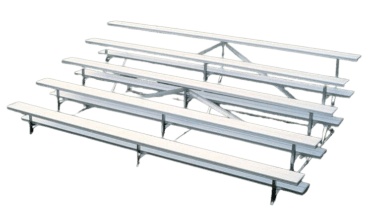 5 Row Portable Aluminum Bleacher (Seats 70*) – 21′ | Rental 5 Row Portable Aluminum Bleacher (Seats 70*) – 21′ | Rental