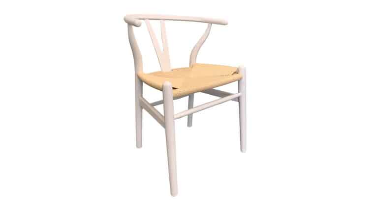 Wishbone Armchair – White | Rental Wishbone Armchair – White | Rental