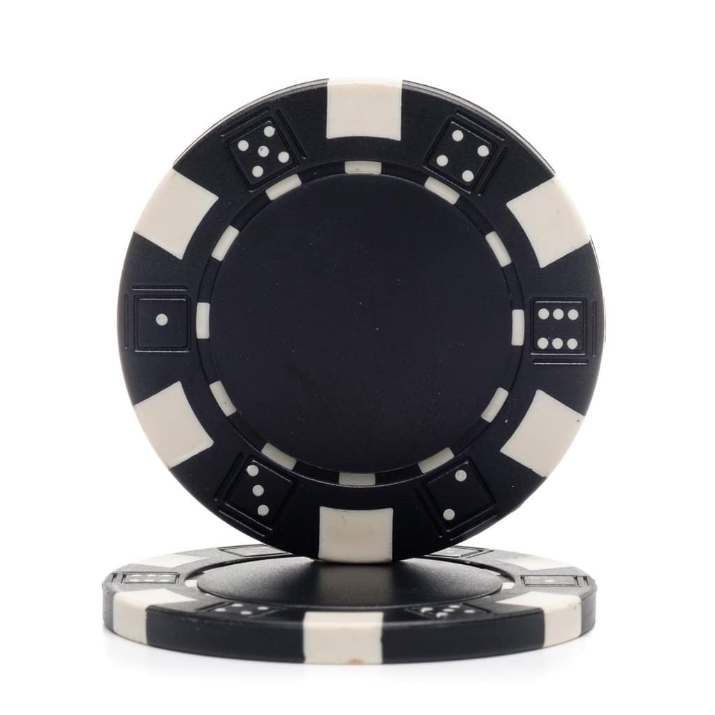 Part – Brybelly Black Clay Composite Striped 11.5 Poker Chip Rental | Rental Part – Brybelly Black Clay Composite Striped 11.5 Poker Chip Rental | Rental