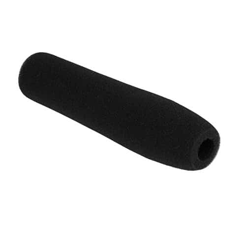AKOAK 1pc x 12 cm Black Camera Microphone Windscreen Soft Foam Mic Cover Sponge for Shotgun Microphones for Audio-Technica, Azden, Ikegami, Panasonic, Schoeps, Shure, Sennheiser & | Rental