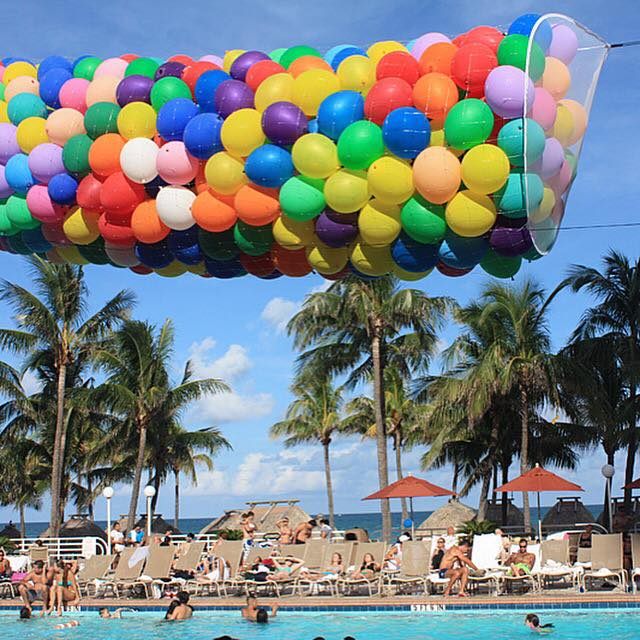 100 Ceiling Balloons (Select Your Colors) | Purchase
