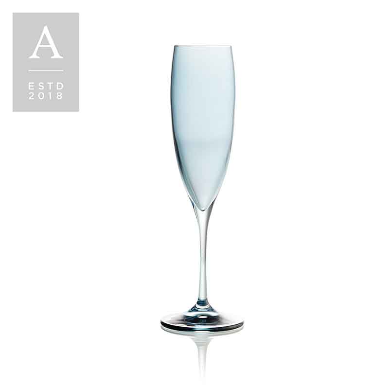 Aurora Indigo Champagne Flute | Rental
