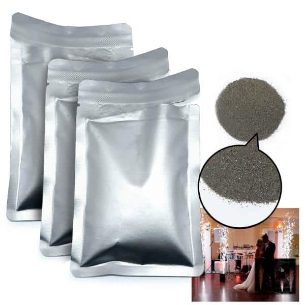 3 Packs of Powder for EddyLight Pro Cool Sparkler Machine – Shoots Flame-less Sparks up to 16ft! | Rental 3 Packs of Powder for EddyLight Pro Cool Sparkler Machine – Shoots Flame-less Sparks up to 16ft! | Rental