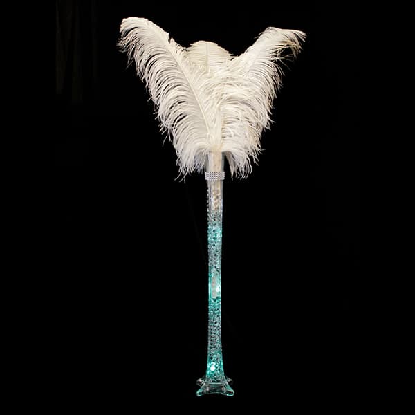 10 PACK – Eiffel Tower Vase Light – TEAL | Rental 10 PACK – Eiffel Tower Vase Light – TEAL | Rental