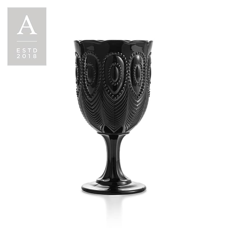 Eliza Black Goblet | Rental