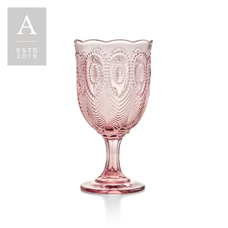 Eliza Blush Goblet | Rental
