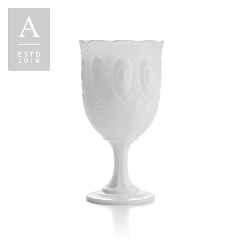 Eliza White Goblet | Rental