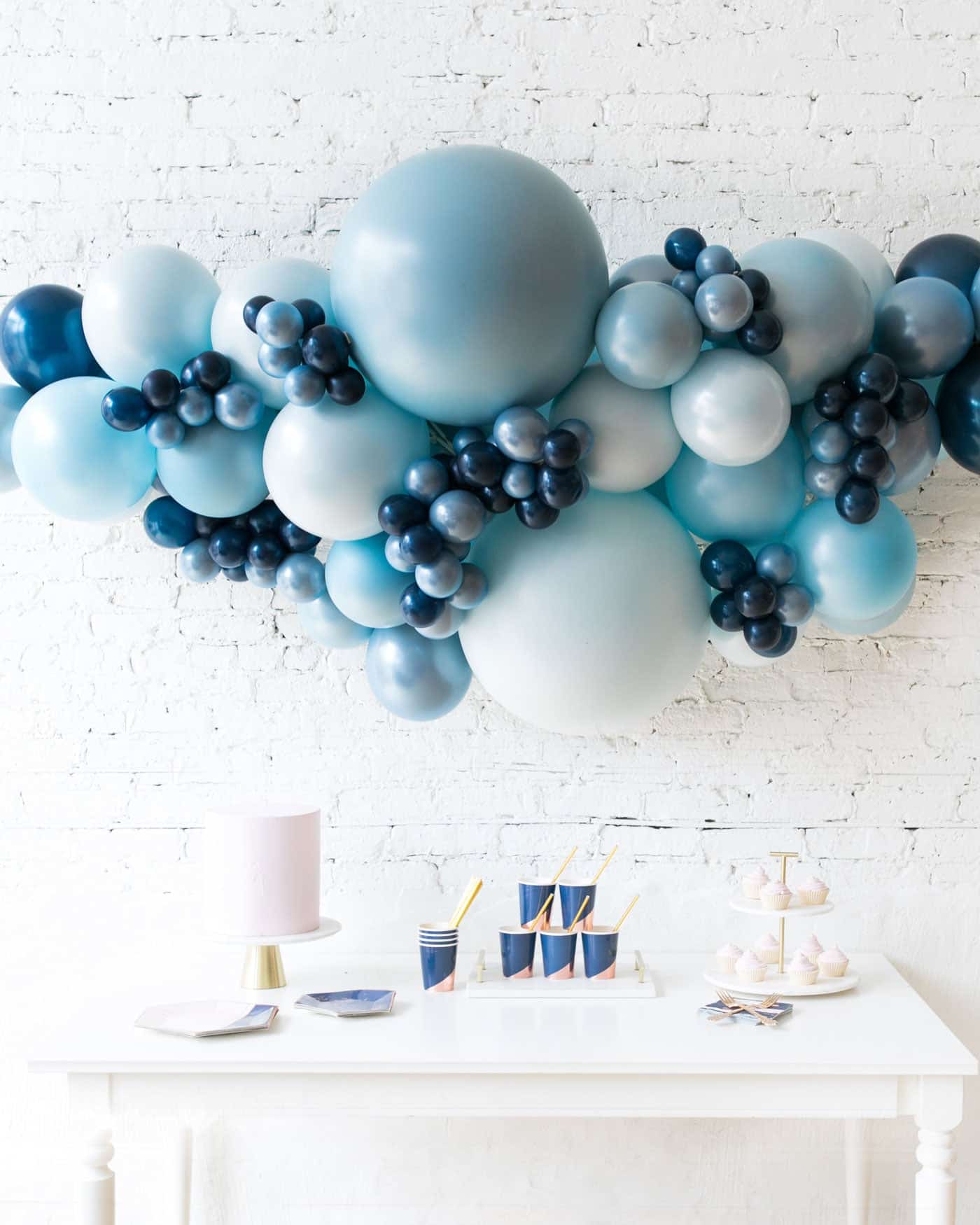 Soft Blue Palette Balloon Garland | Purchase Soft Blue Palette Balloon Garland | Purchase
