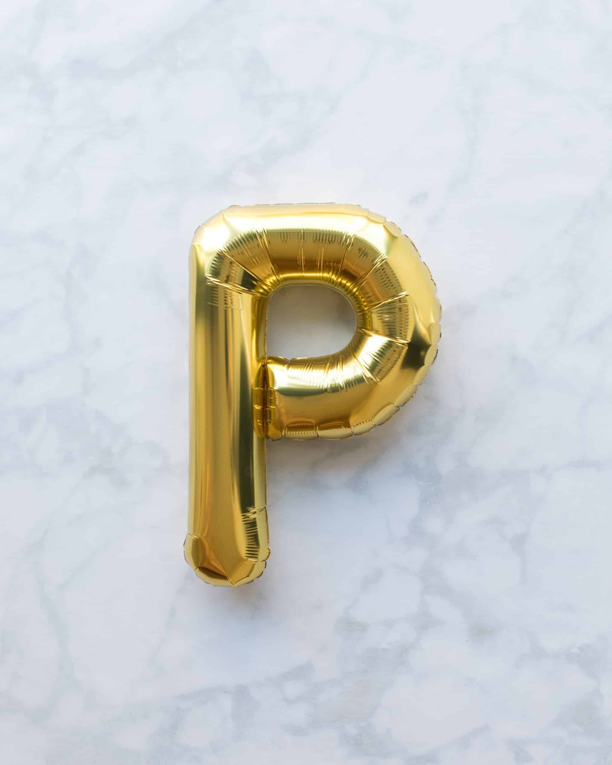 16in Gold Foil Letter | Purchase 16in Gold Foil Letter | Purchase