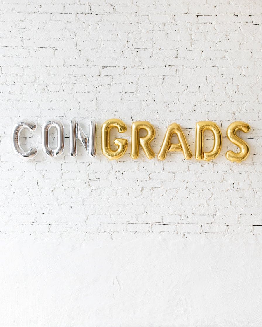 16in CONGRADS Foil Balloon Set | Purchase 16in CONGRADS Foil Balloon Set | Purchase