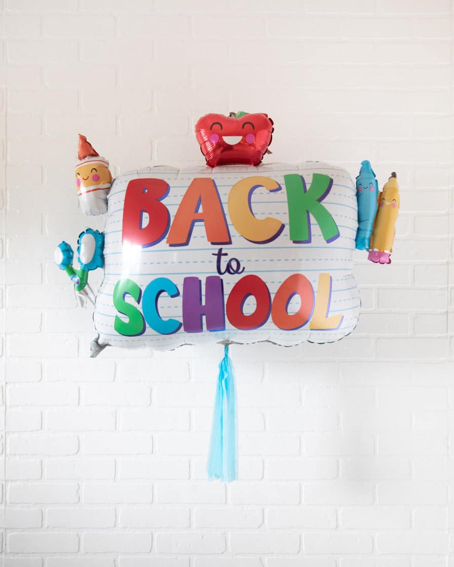 Back 2 School Theme – Back to School Foil Balloon | Purchase