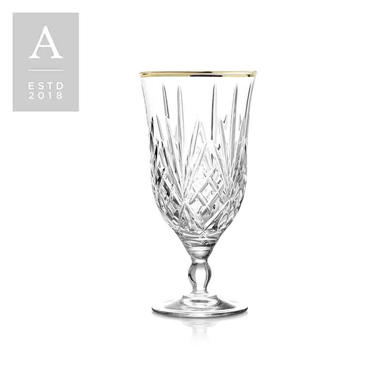 Melodia Gold Water Goblet | Rental