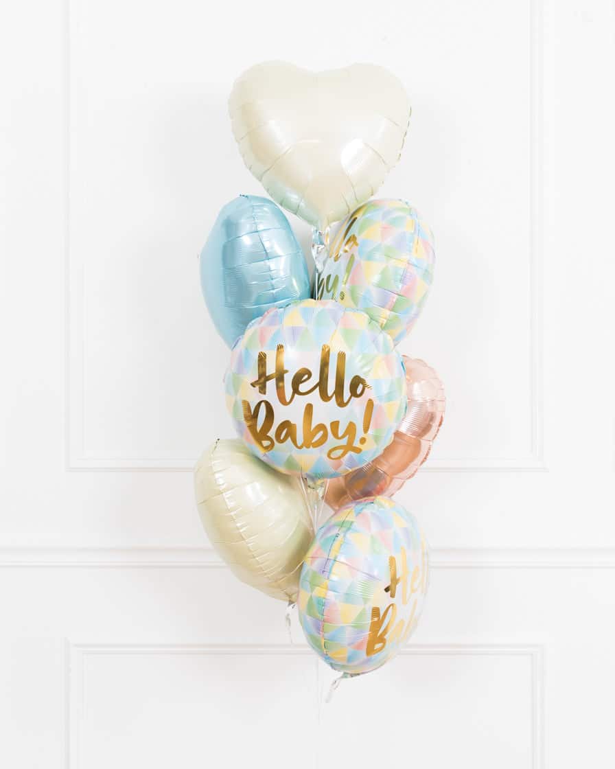 GIFT- Hello Baby Foil Balloon Bouquet | Purchase GIFT- Hello Baby Foil Balloon Bouquet | Purchase