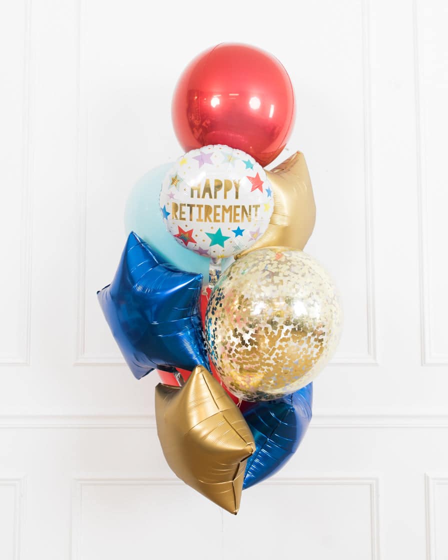 GIFT- Happy Retirement Balloon Bouquet | Purchase GIFT- Happy Retirement Balloon Bouquet | Purchase