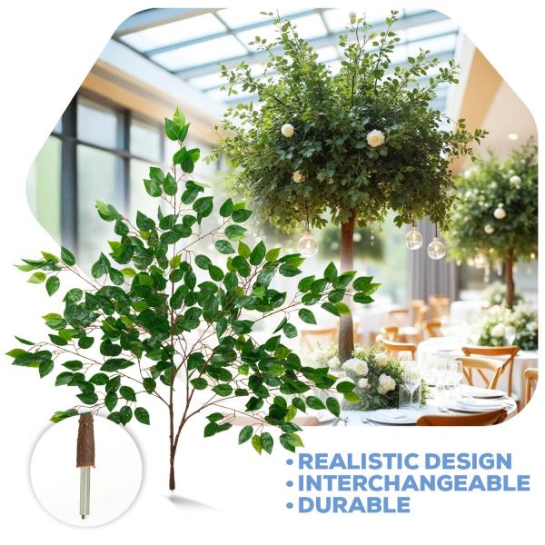 Artificial Fig Leaf Branch | Interchangeable Branch for ModTree™ Collection Trees | Rental Artificial Fig Leaf Branch | Interchangeable Branch for ModTree™ Collection Trees | Rental