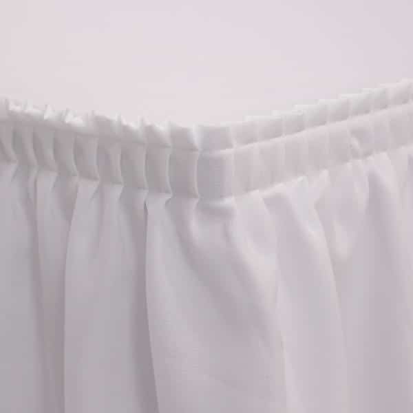 Table skirt – 14’x29″ SPUN POLYESTER ” FEELS LIKE COTTON” – Many Color options | Rental