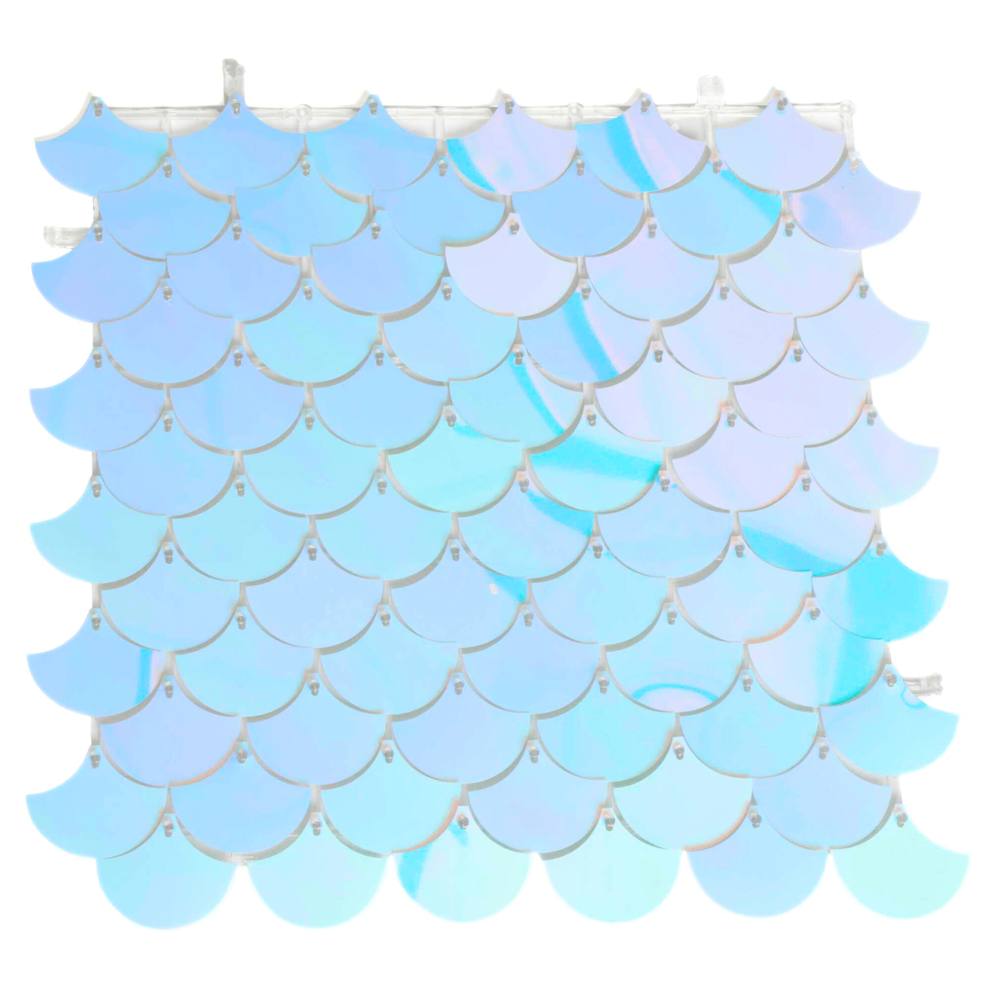 Mermaid Scale Sequin Wall Panel Backdrops (24 panels) – Iridescent Blue | Rental Mermaid Scale Sequin Wall Panel Backdrops (24 panels) – Iridescent Blue | Rental