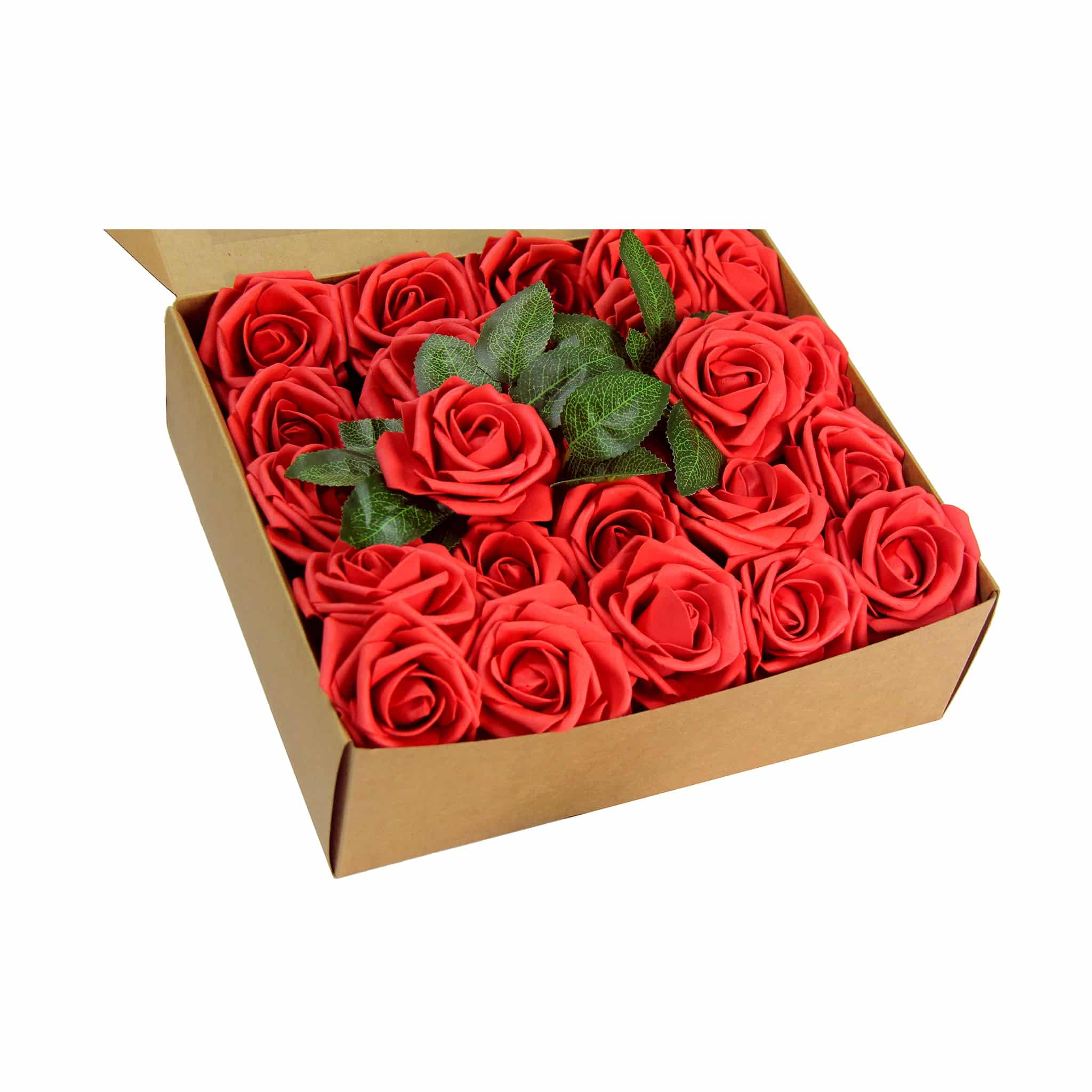 Artificial DIY Foam Rose Stems (50 pcs) – Red | Rental Artificial DIY Foam Rose Stems (50 pcs) – Red | Rental