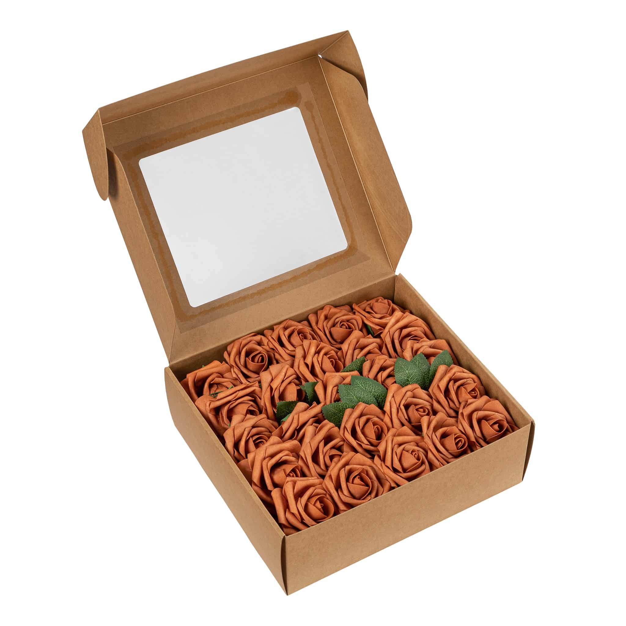 Artificial DIY Foam Rose Stems (50 pcs) – Terracotta | Rental Artificial DIY Foam Rose Stems (50 pcs) – Terracotta | Rental