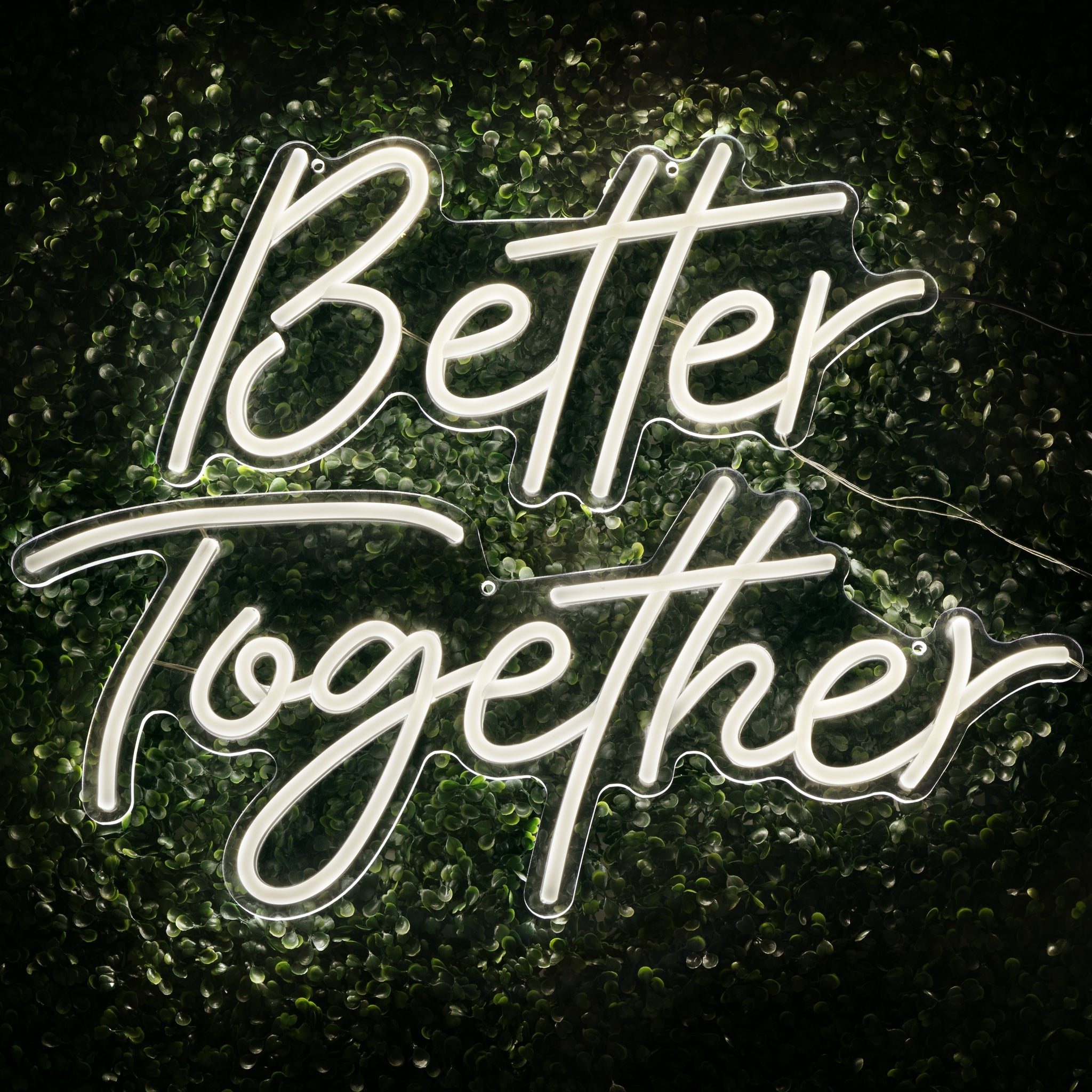Better Together Neon Sign | Rental Better Together Neon Sign | Rental
