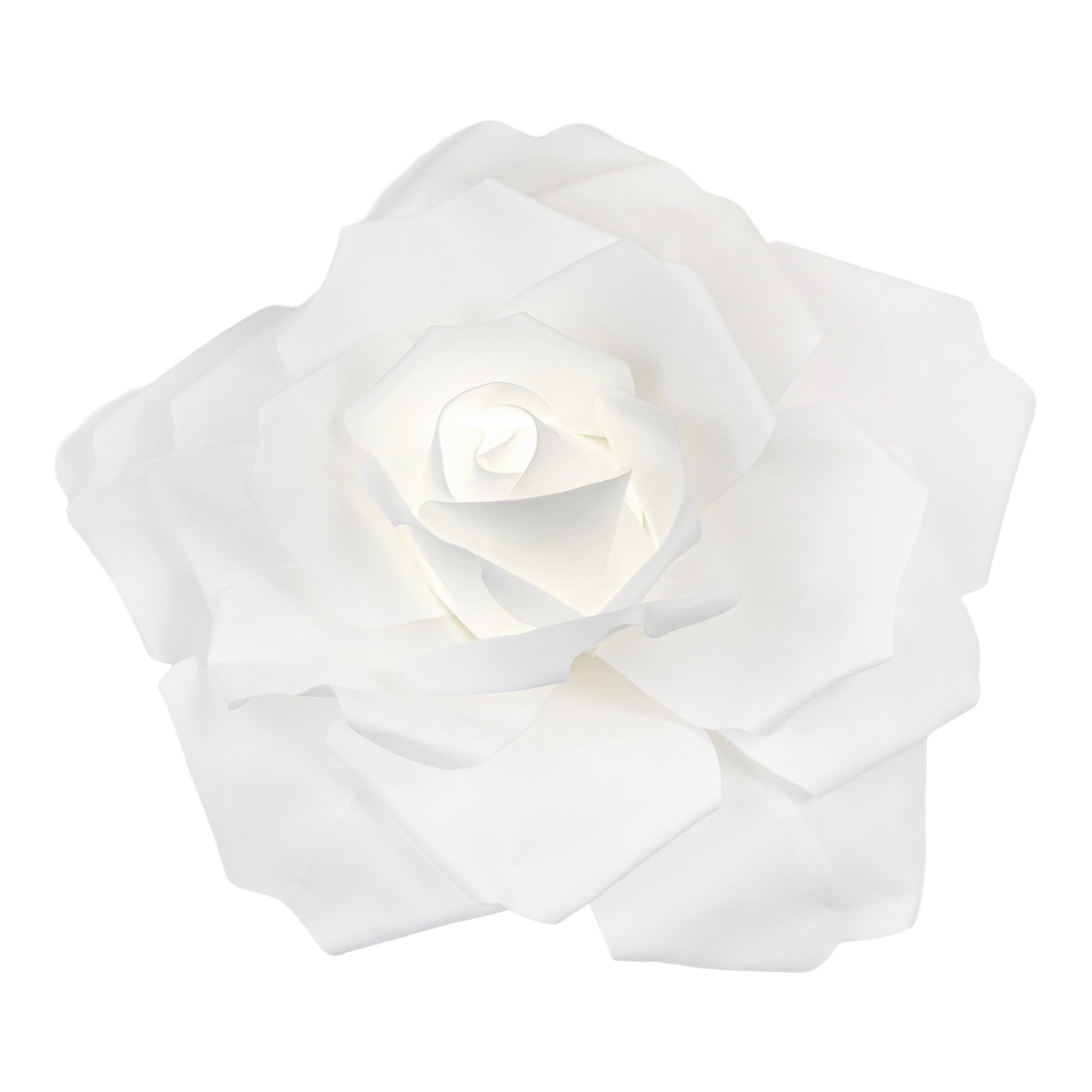 LED Lighted Large Foam Rose Wall Decor 50 cm – White | Rental LED Lighted Large Foam Rose Wall Decor 50 cm – White | Rental