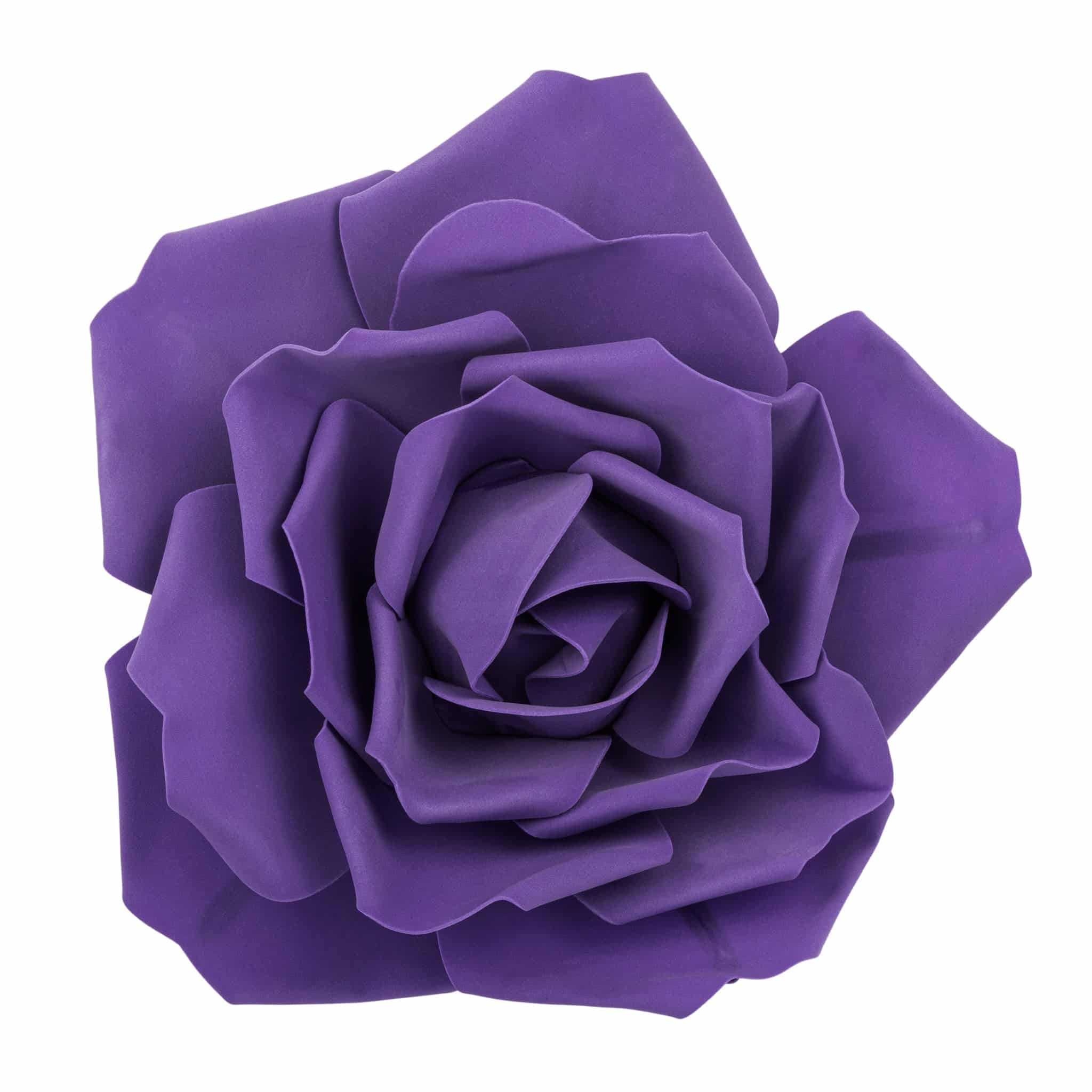 Large Foam Rose Wall Decor 40 cm – Purple | Rental Large Foam Rose Wall Decor 40 cm – Purple | Rental