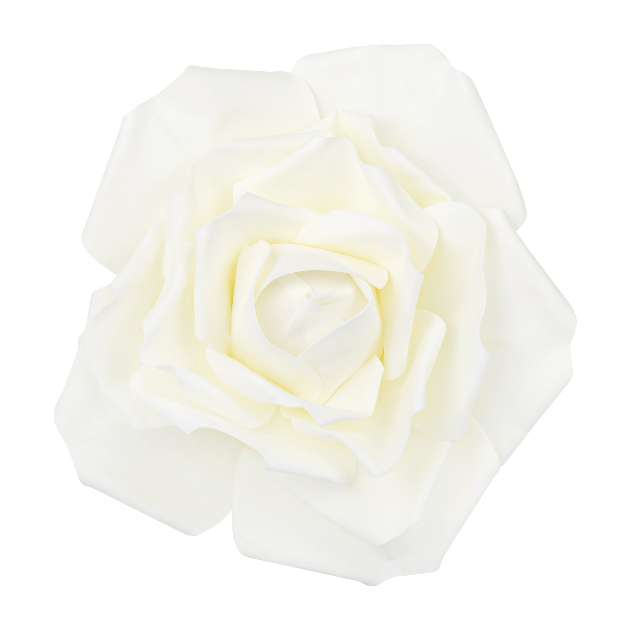 Large Foam Rose Wall Decor 40 cm – Ivory | Rental Large Foam Rose Wall Decor 40 cm – Ivory | Rental