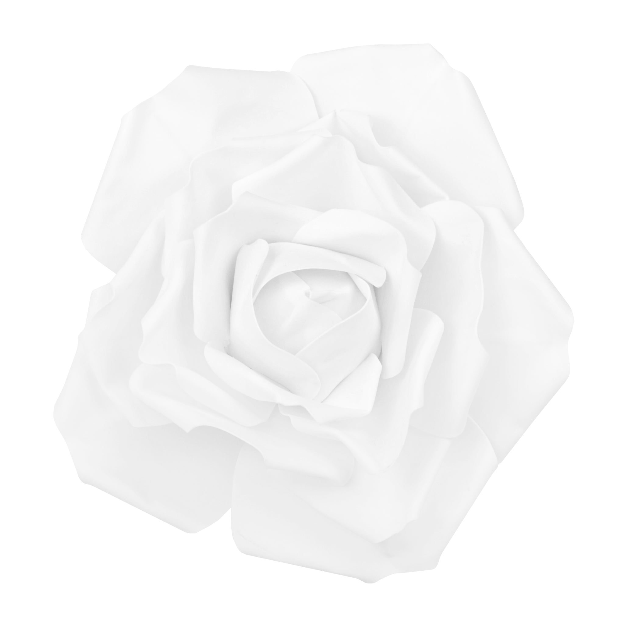 Large Foam Rose Wall Decor 40 cm – White | Rental Large Foam Rose Wall Decor 40 cm – White | Rental