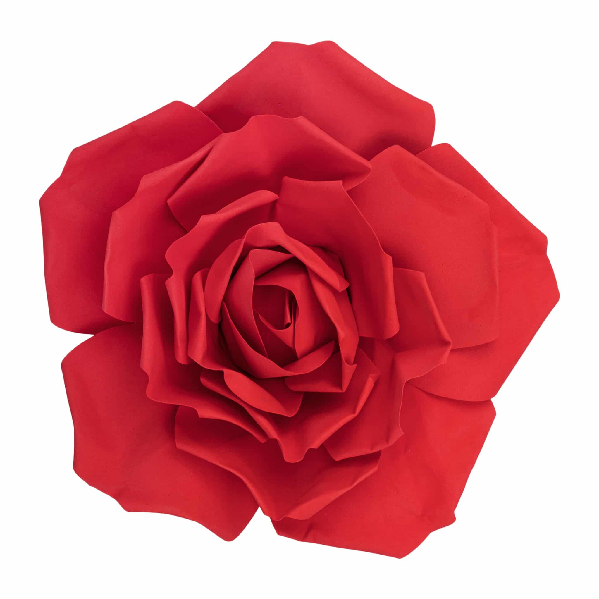 Large Foam Rose Wall Decor 40 cm – Red | Rental Large Foam Rose Wall Decor 40 cm – Red | Rental