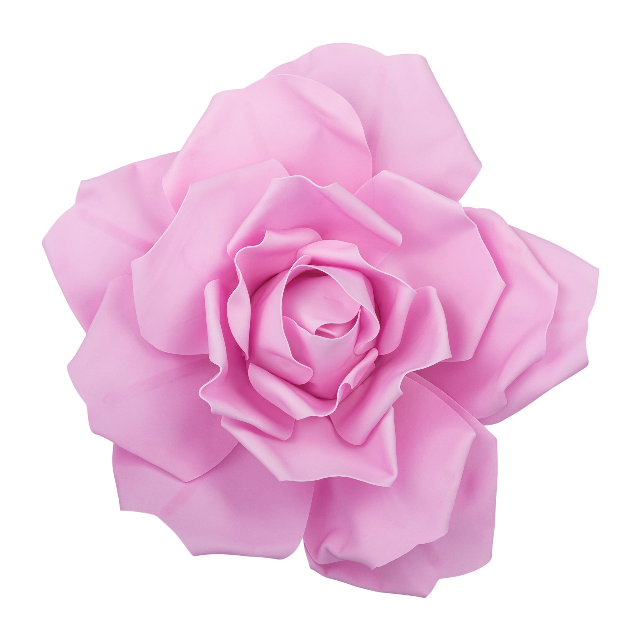 Large Foam Rose Wall Decor 40 cm – Pink | Rental Large Foam Rose Wall Decor 40 cm – Pink | Rental