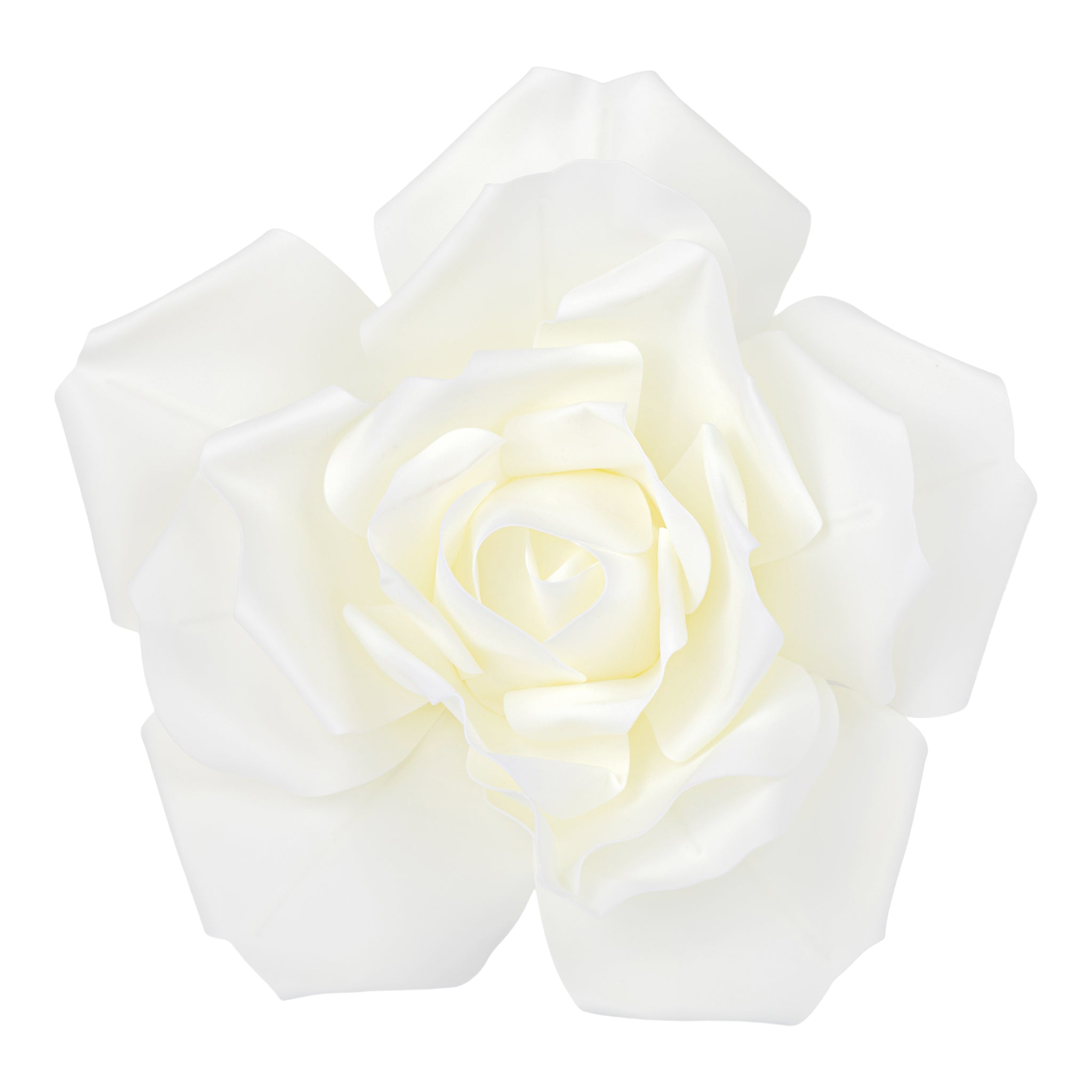 Large Foam Rose Wall Decor 50 cm – Ivory | Rental Large Foam Rose Wall Decor 50 cm – Ivory | Rental
