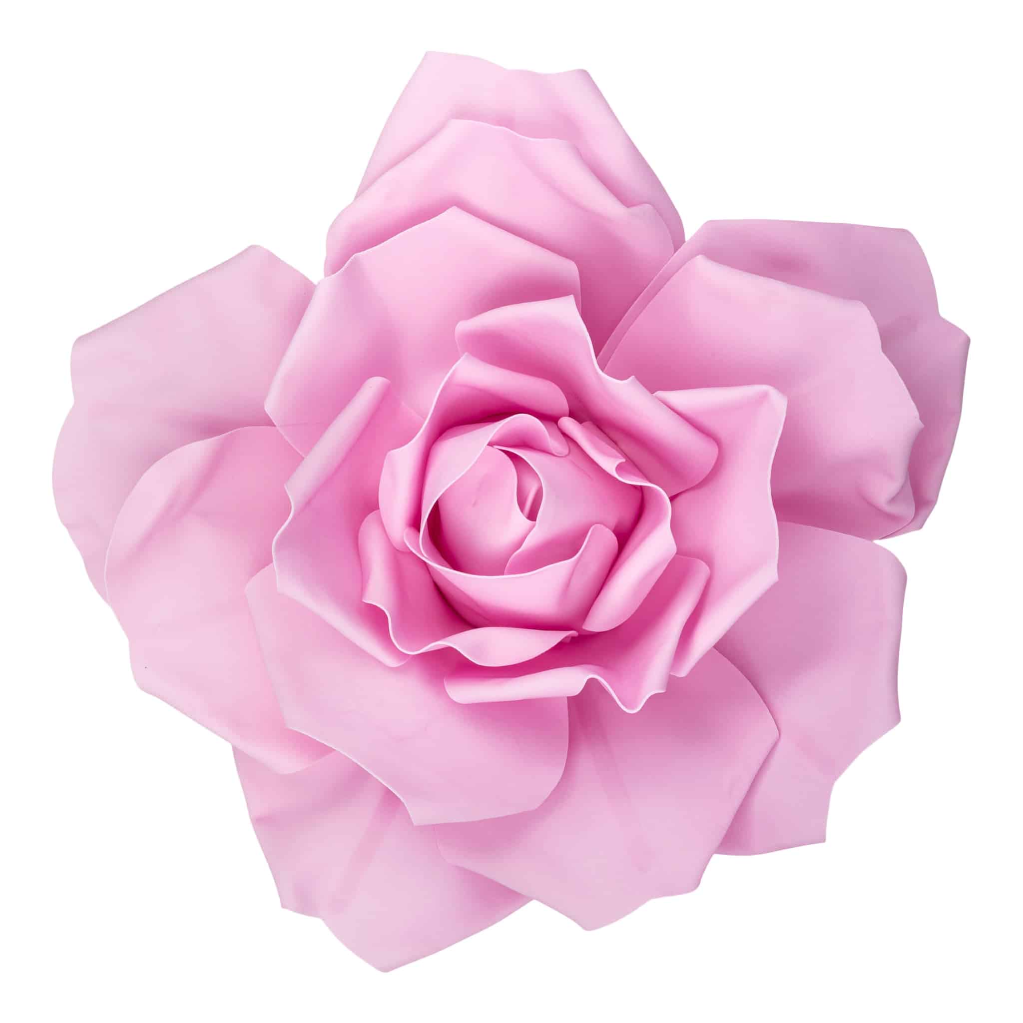 Large Foam Rose Wall Decor 50 cm – Pink | Rental Large Foam Rose Wall Decor 50 cm – Pink | Rental