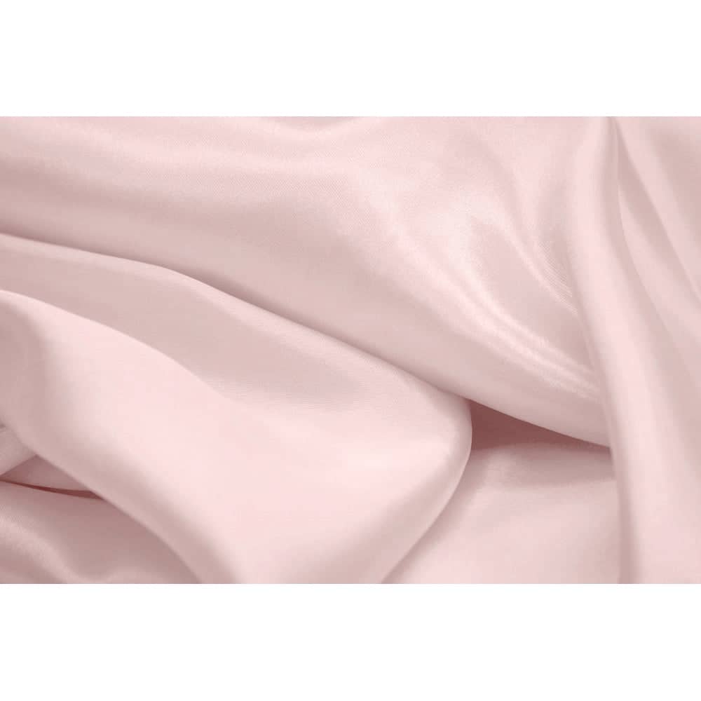 90″x156″ Rectangular Satin Tablecloth – Pastel Pink | Rental