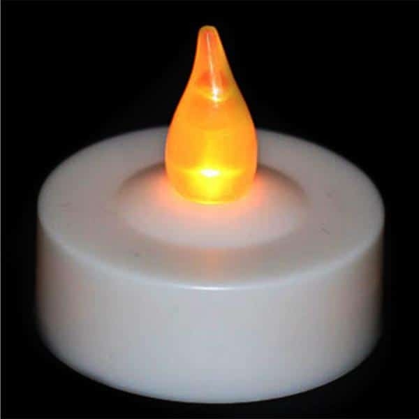 LED Tea Light w/ Flicker, On/Off Switch and Replaceable Battery (12 Pack) | Rental LED Tea Light w/ Flicker, On/Off Switch and Replaceable Battery (12 Pack) | Rental