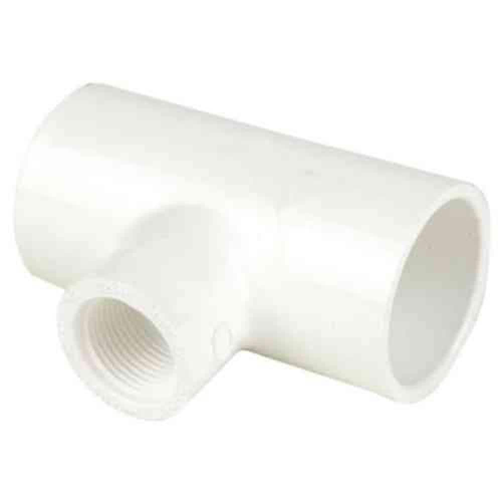 1-1/4 in. x 1-1/4 in. x 3/4 in. Schedule 40 PVC Reducing Tee | Rental 1-1/4 in. x 1-1/4 in. x 3/4 in. Schedule 40 PVC Reducing Tee | Rental
