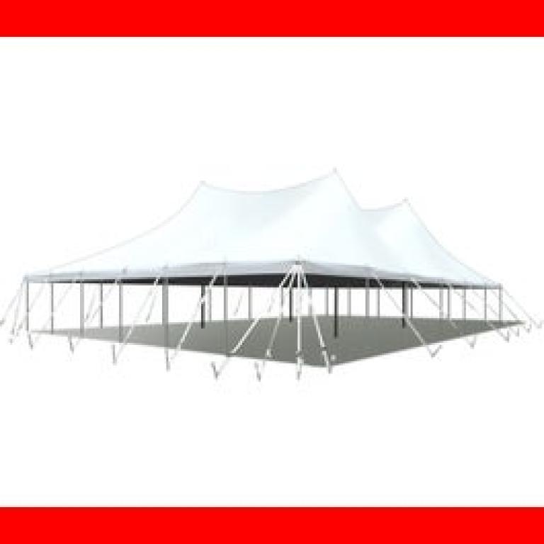 60′ x 60′ Premium Sectional Canopy Pole Party Tent – White | Rental 60′ x 60′ Premium Sectional Canopy Pole Party Tent – White | Rental