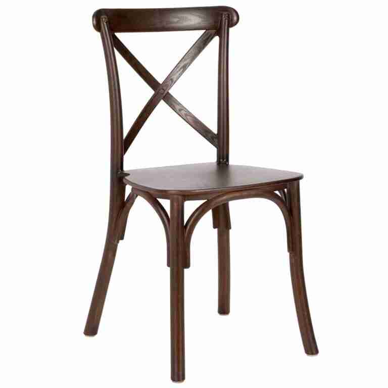 Kids Fruitwood ToughResin™ Cross Back Chair | Rental