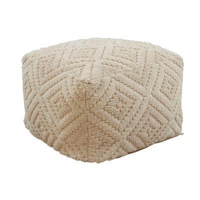 PU196 Handloom Pouf | Rental