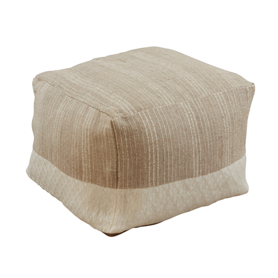 PU289 Two-Tone Pouf | Rental
