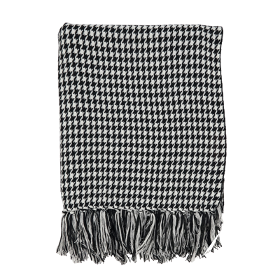 TH016 Houndstooth Throw | Rental
