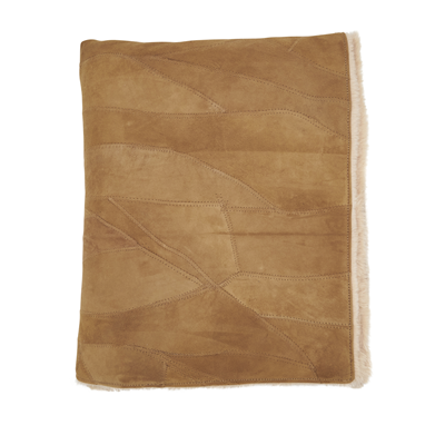 TH142 Patchwork Leather Throw | Rental