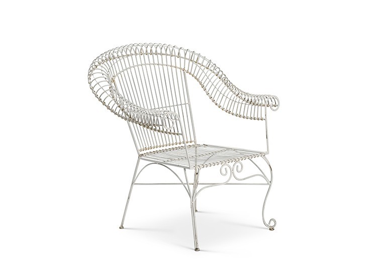 Vintage White Metal Chair | Rental Vintage White Metal Chair | Rental